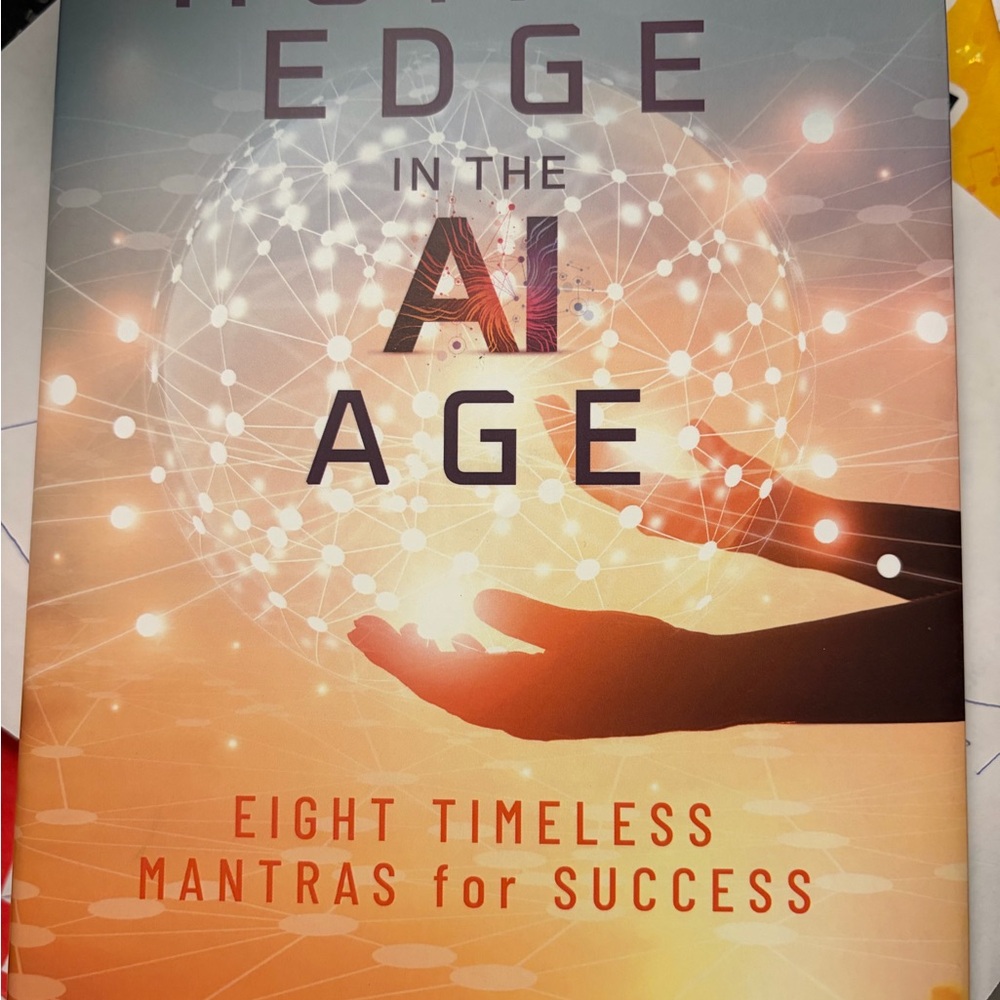 Edge in the AI Age (Orange) - Inspirational Office Poster